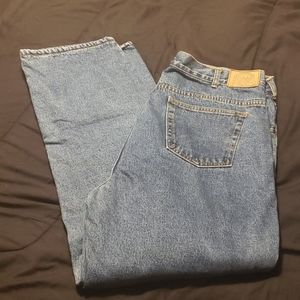 Cabela's Mens Fleece Lined Blue Jeans 42 x 32